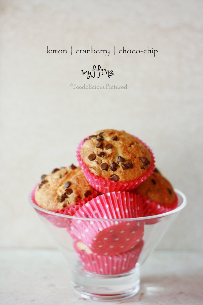 Lemon Cranberry Muffins