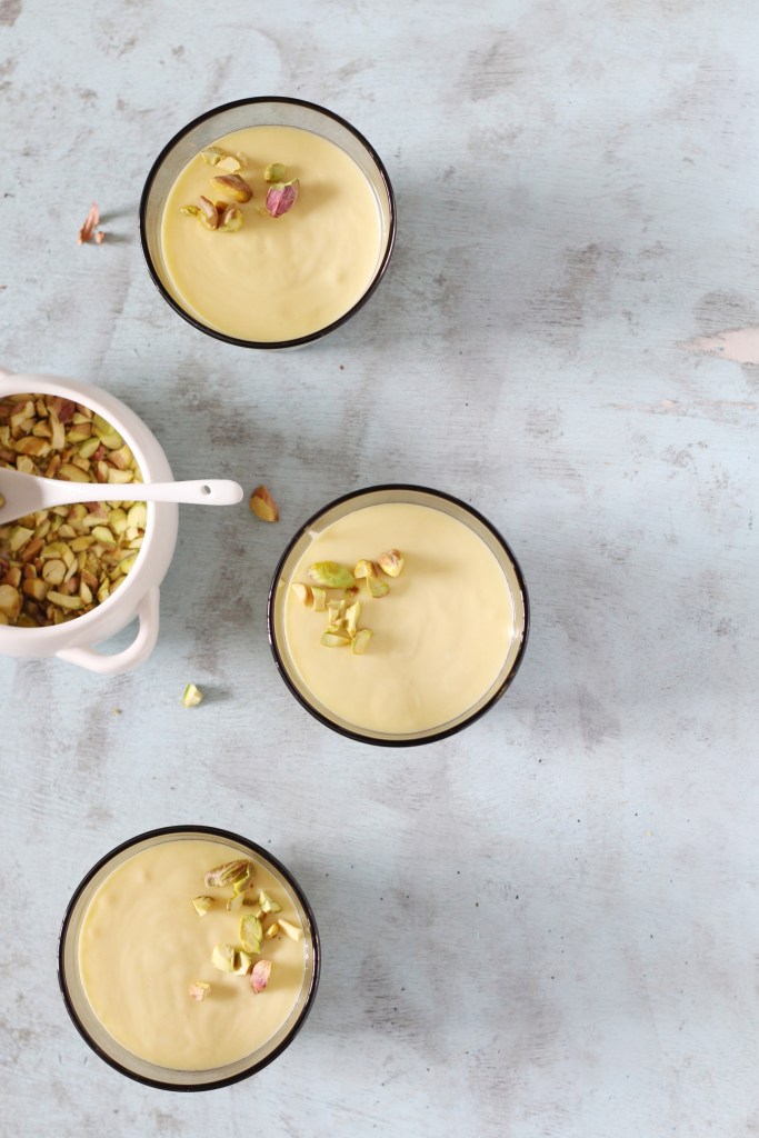 white chocolate mousse